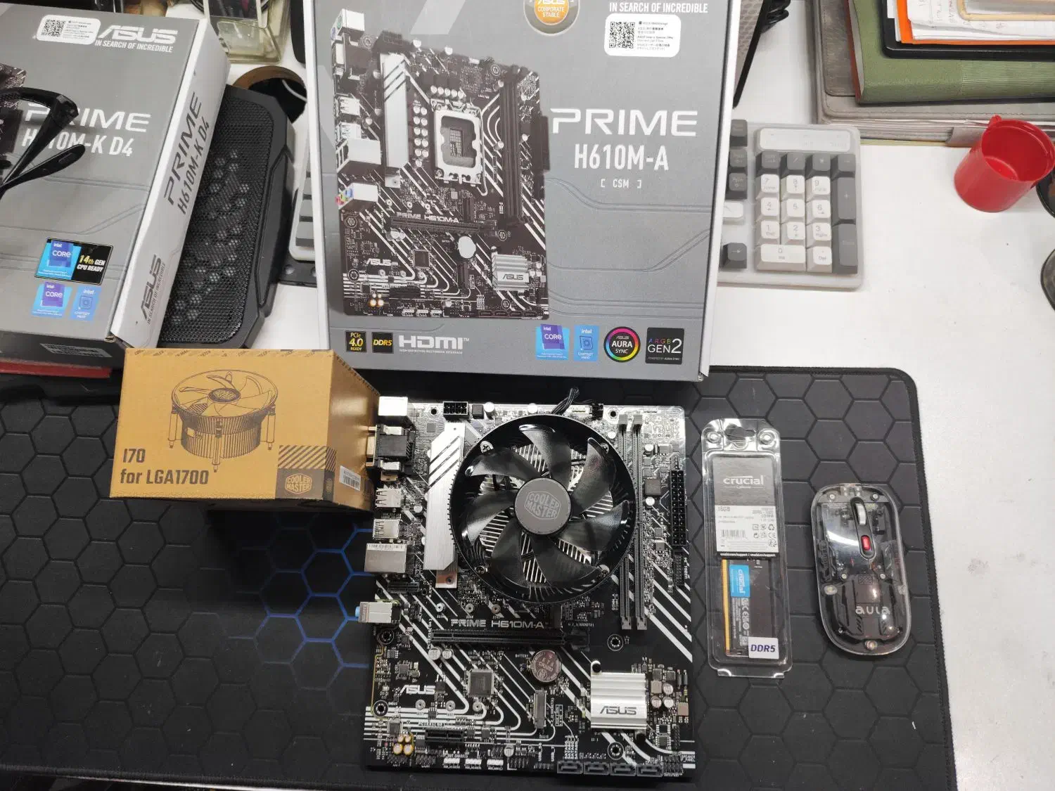 باندل مادربردH610 D5سیپیو i5 12400رم ۱۶ کیس گیمینگ|قطعات و لوازم جانبی رایانه|تهران, شهرک پاسداران|دیوار