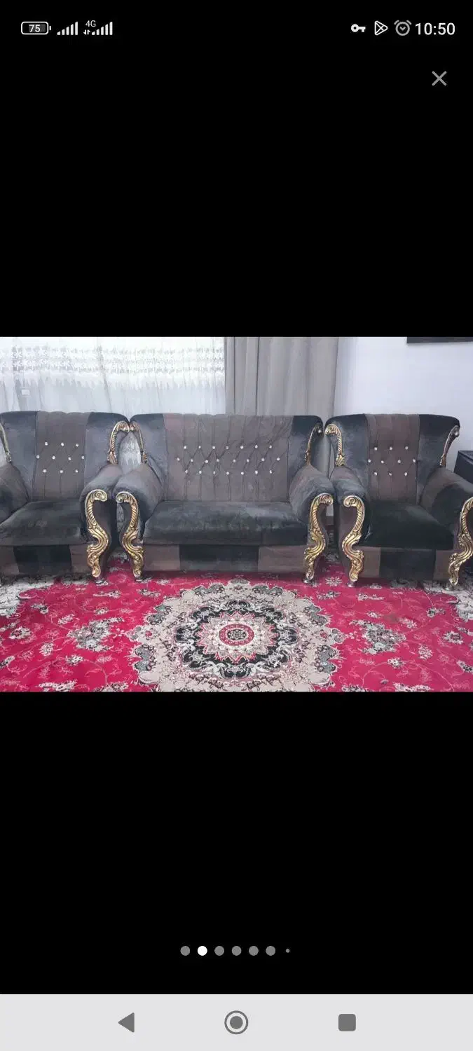 سالم بدون شکستگی و بدون پارگی تمیز و شیک|مبلمان خانگی و میز عسلی|باسمنج, |دیوار