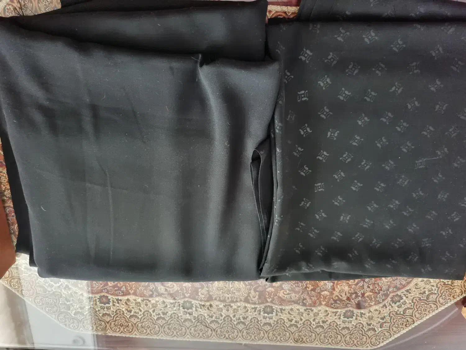 دو عدد پارچه چادری مشکی|لباس|تهران, شهرآرا|دیوار