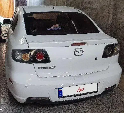 مزدا 3 تیپ 3 سفید|خودرو سواری و وانت|مهریز, |دیوار