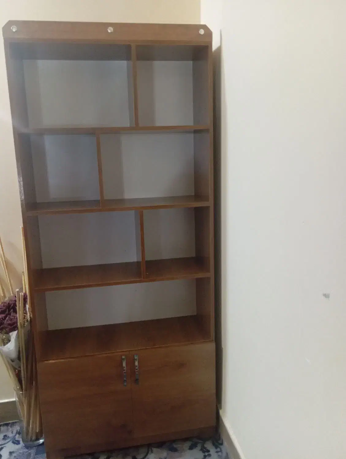 کتابخانه|کتابخانه، شلف، قفسه‌های دیواری|بندر کنگان, |دیوار