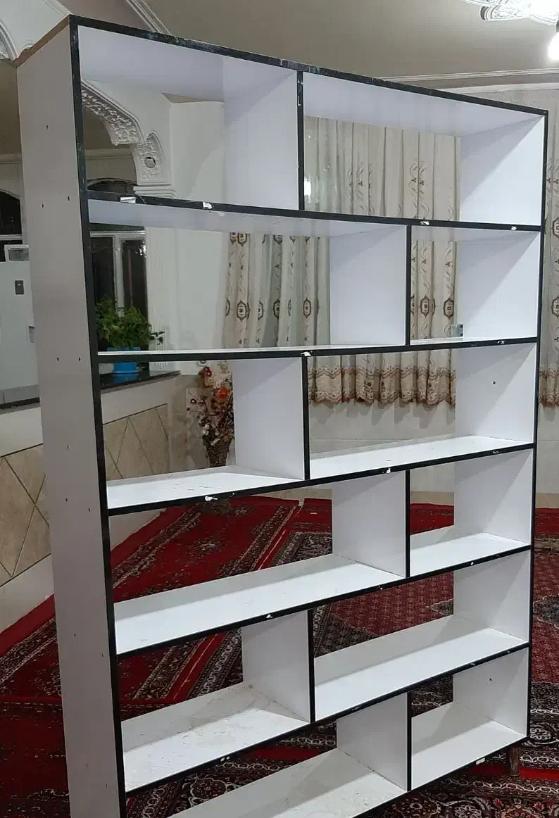 قفسه ام دی اف Mdf|کتابخانه، شلف، قفسههای دیواری|خرمآباد, |دیوار