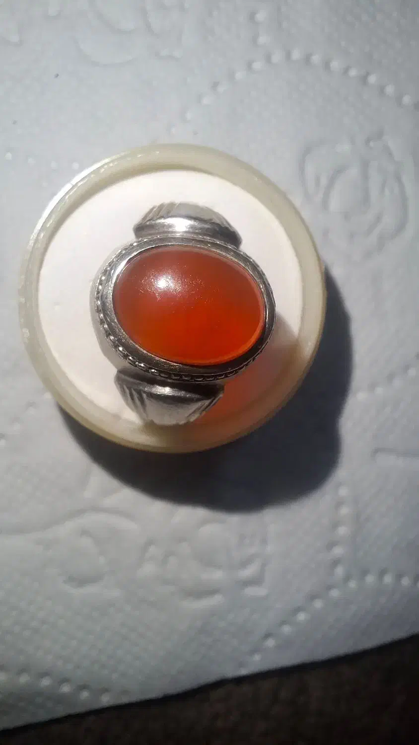 اگشتر عقیق یمنی|جواهرات|فولادشهر, فولادشهر|دیوار