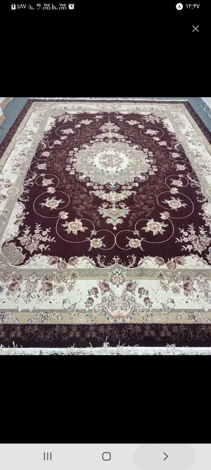 قالی سالم وکارکرده|فرش|بندر امام خمینی, |دیوار