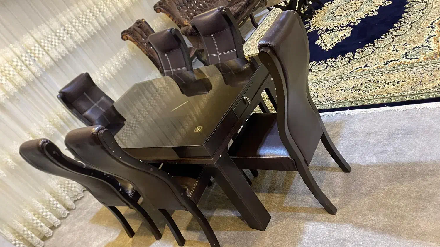 نهارخوری ومبل 9نفر سالم|مبلمان خانگی و میز عسلی|مریوان, |دیوار