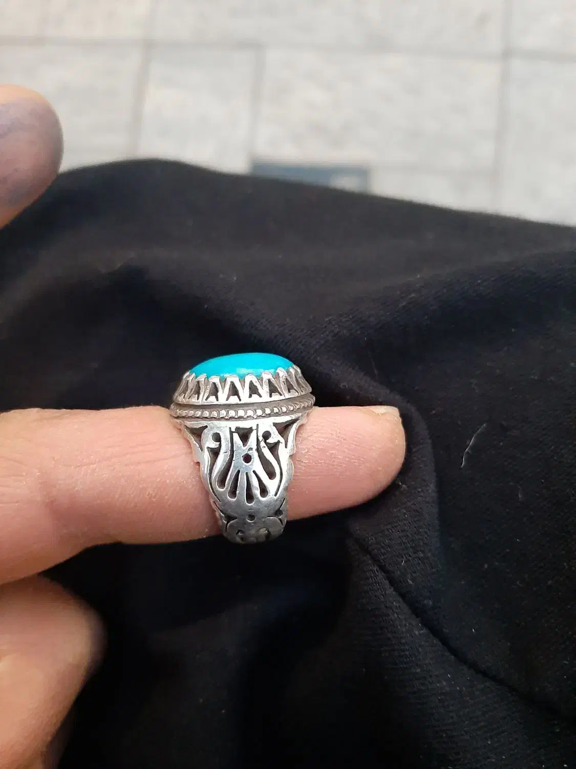 انگشتر نقره رکاب شاکری قیمت مناسب هر عزیز|جواهرات|کاشان, میدانگاه آقا|دیوار