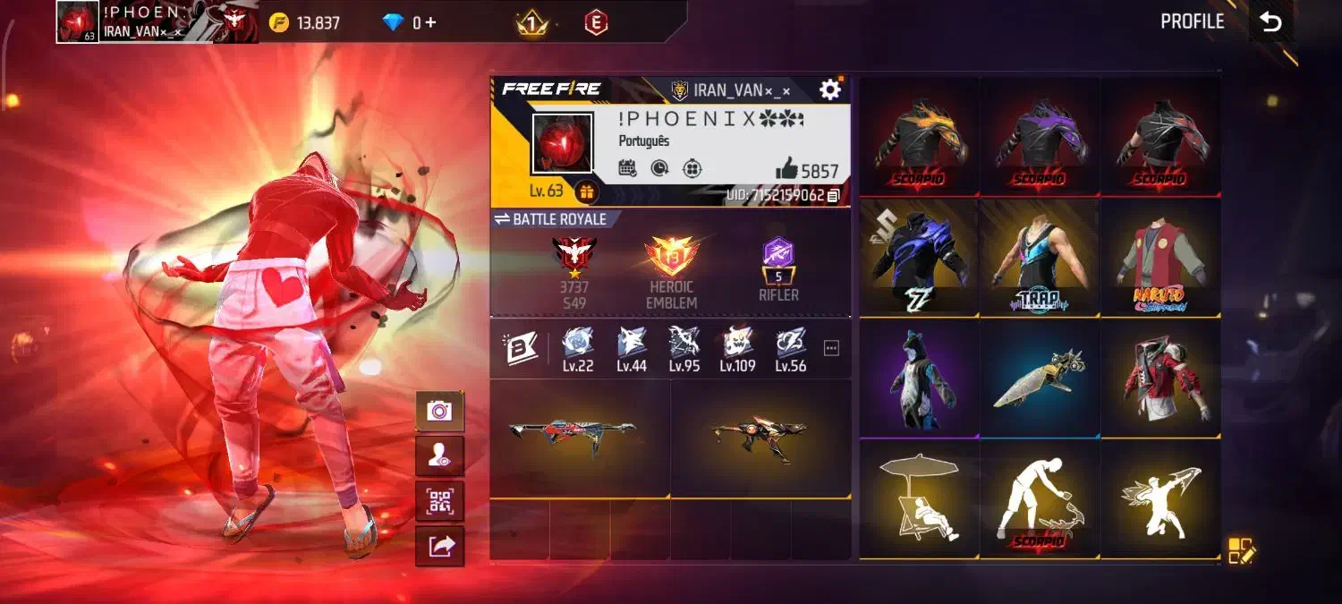 فری فایر|کنسول، بازی ویدئویی و آنلاین|کرج, حصارک بالا|دیوار