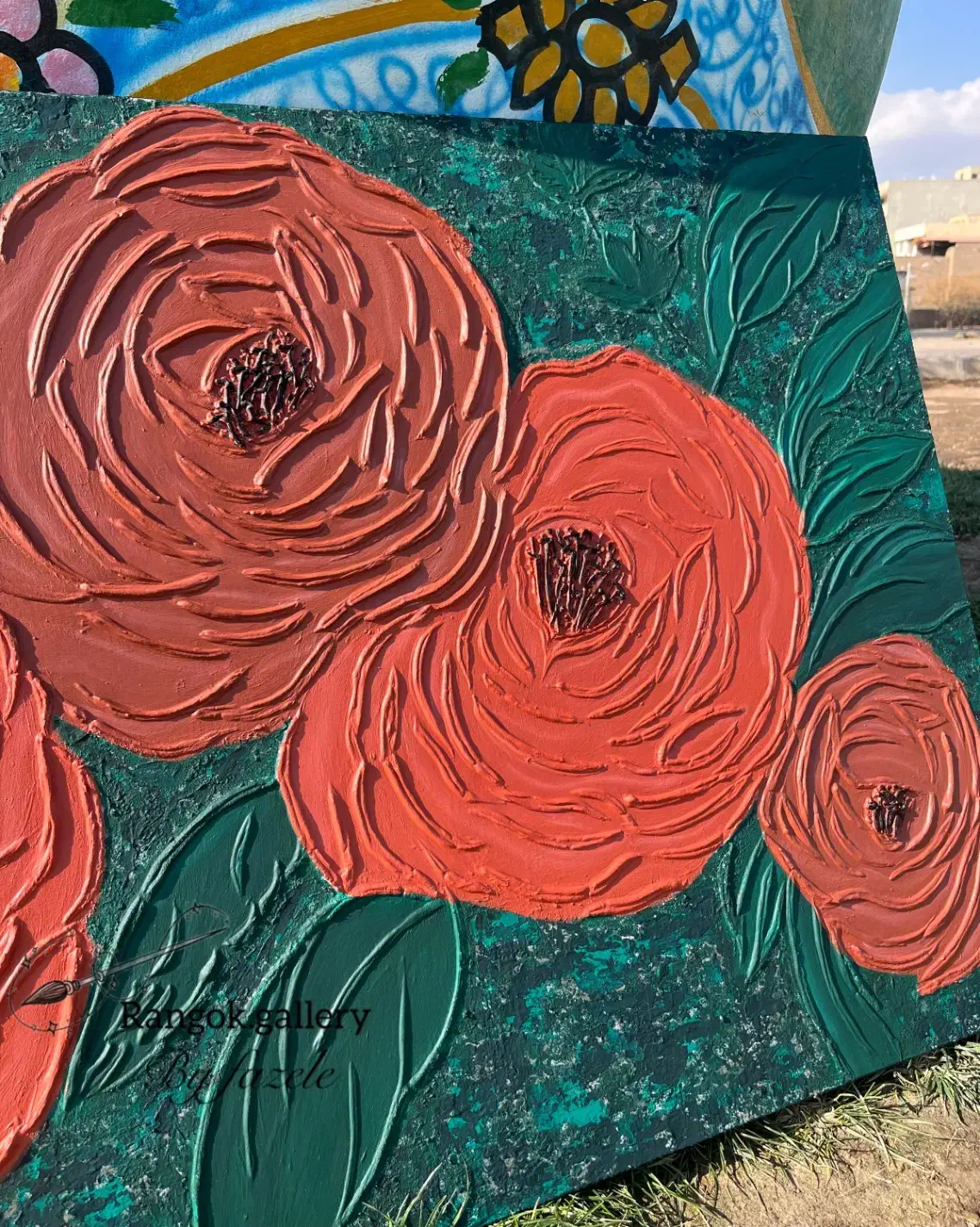 تابلوگل برجسته|تابلو، نقاشی، عکس|رشت, رشتیان|دیوار