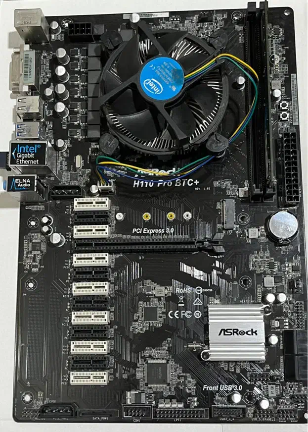 مادربرد ASRock H110 Pro BTC+|قطعات و لوازم جانبی رایانه|بندرعباس, |دیوار