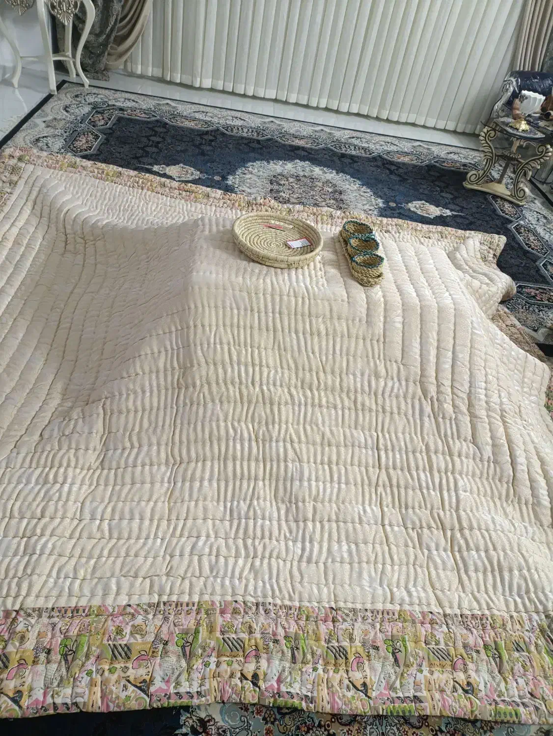 لحاف کرسی نو|رختخواب، بالش، پتو|مشهد, فاطمیه|دیوار