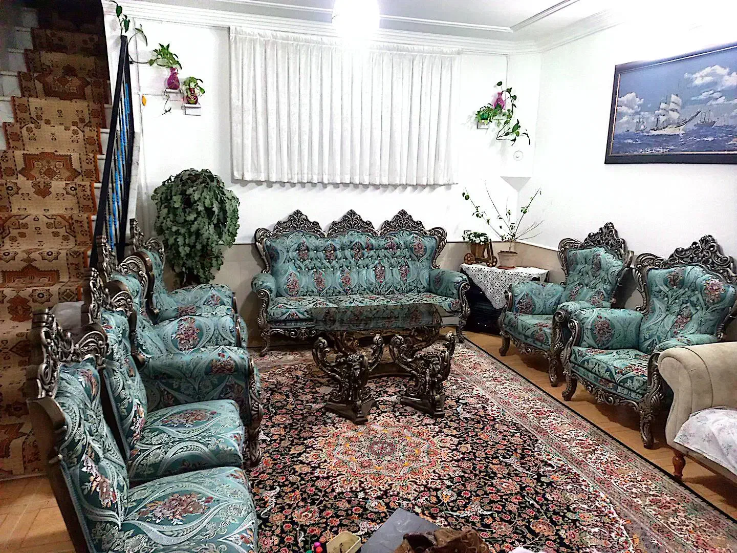 مبل سلطنتی|مبلمان خانگی و میز عسلی|نیشابور, شهرک بسیج|دیوار