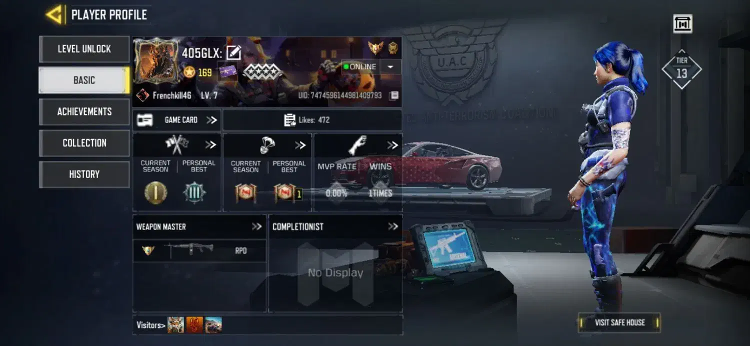 اکانت کالاف|کنسول، بازی ویدئویی و آنلاین|زاغه, |دیوار