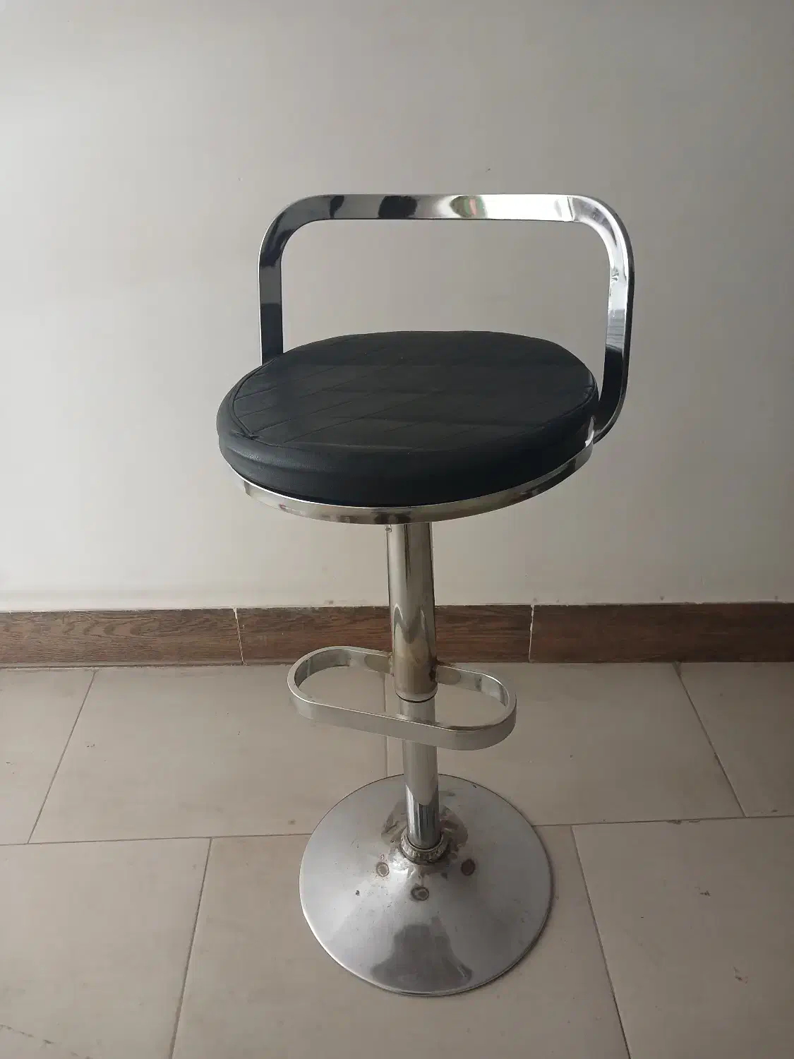 صندلی استیل جکدار چرخشی|صندلی و نیمکت|رامیان, |دیوار