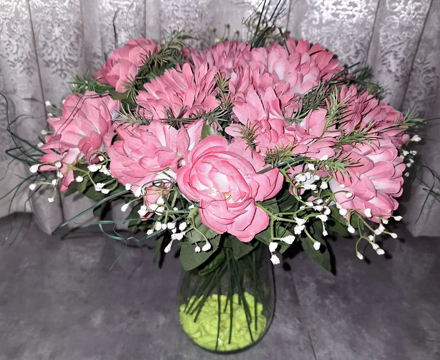 دسته گل مصنوعی رومیزی لاکچری|گل مصنوعی|اندیشه, اندیشه فاز ۴|دیوار