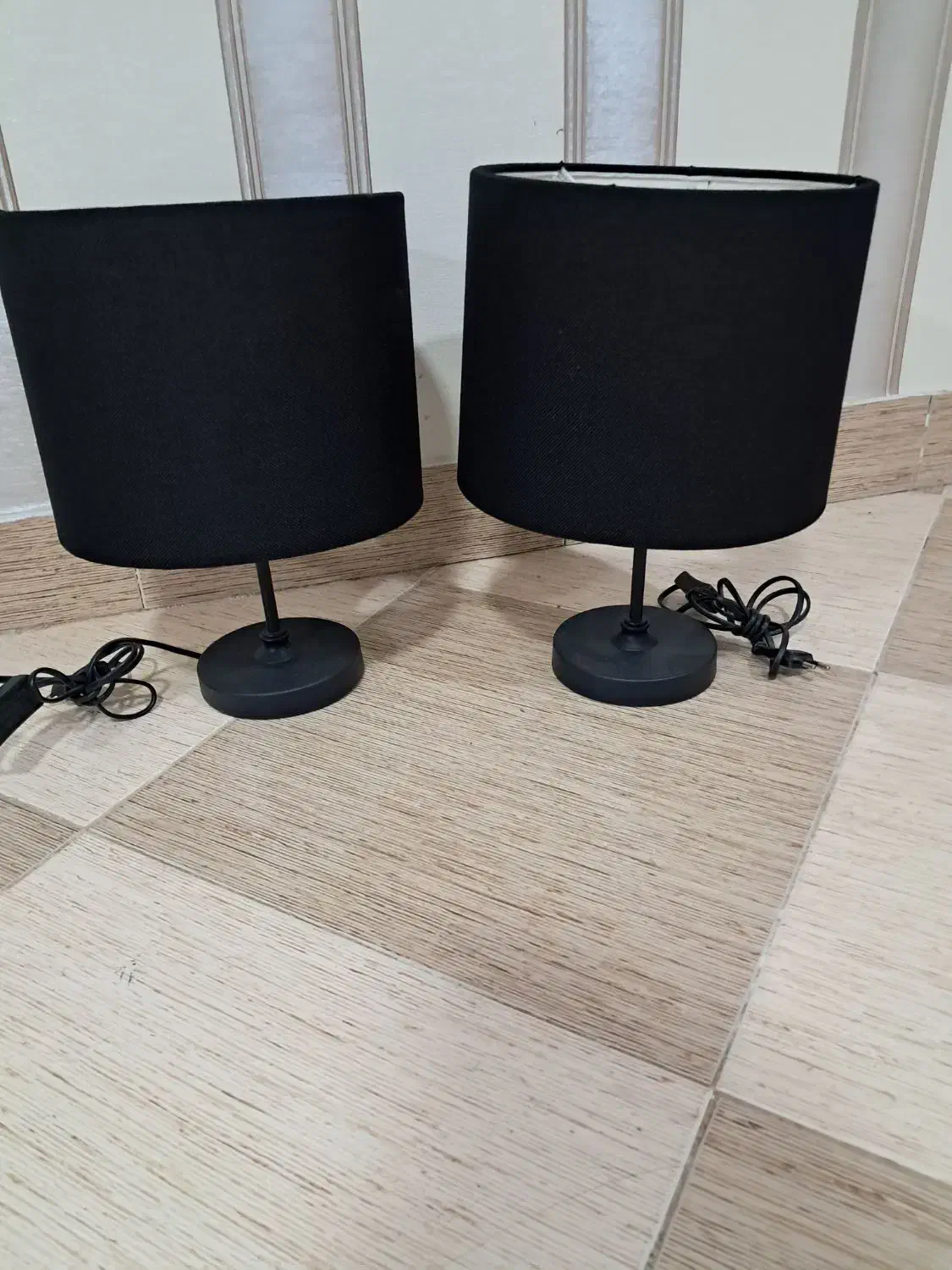 دو عدد آباژور کنار تختی|چراغ خواب و آباژور|بندرعباس, |دیوار