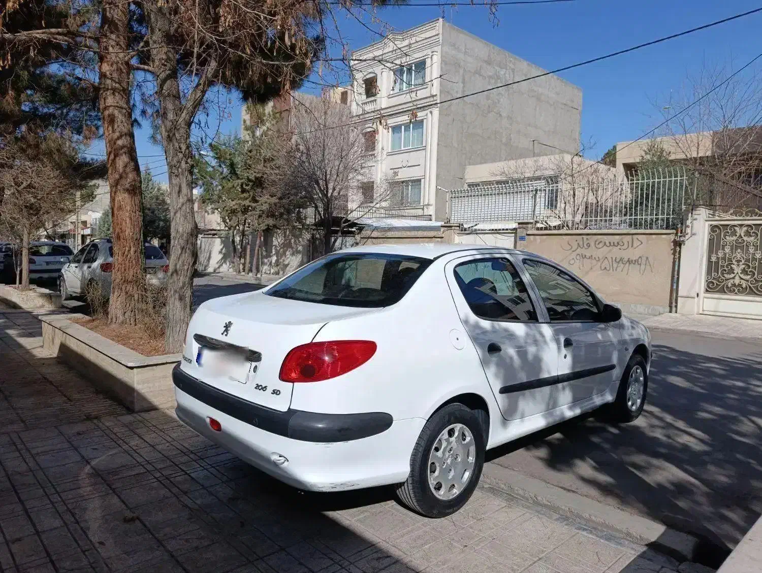 206 sd مدل ۹۶ v8|خودرو سواری و وانت|محمدیه-قزوین, |دیوار