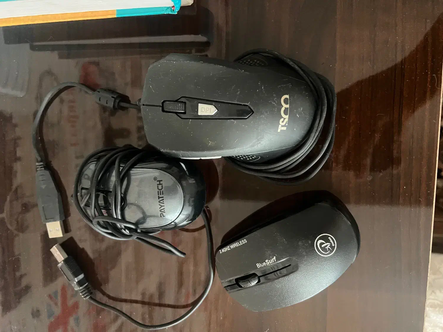 سه عدد ماوس لپ تاب|قطعات و لوازم جانبی رایانه|تبریز, |دیوار