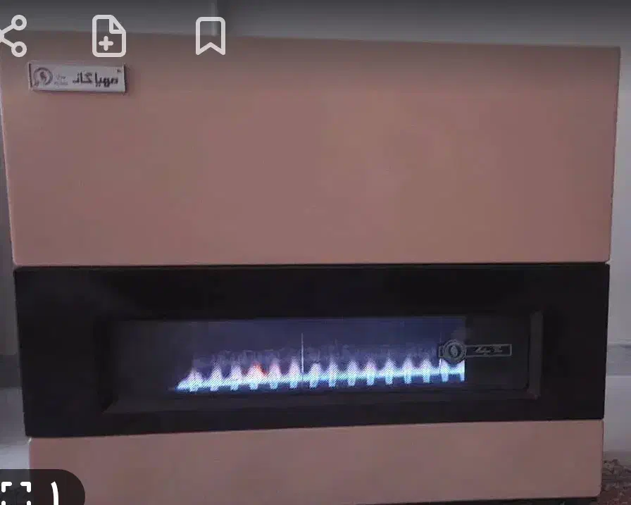 بخاری طرح شومینه پلار   مهیاگاز دهه ۶۰|بخاری، هیتر، شومینه|اصفهان, ارداجی|دیوار