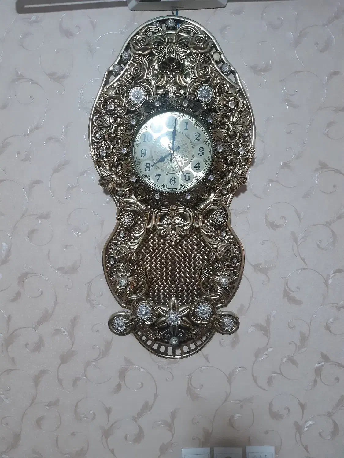 ساعت دیواری زیبا طرح برنز|ساعت دیواری و تزئینی|قدس, شهر‌قدس|دیوار