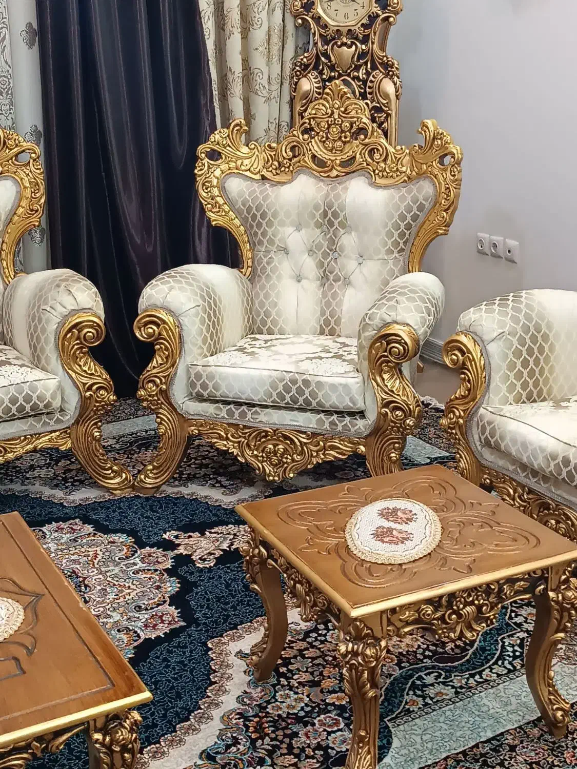سرویس کامل مبل ۹نفره وناهارخوری ۶(جهیزیه|مبلمان خانگی و میز عسلی|ملایر, |دیوار