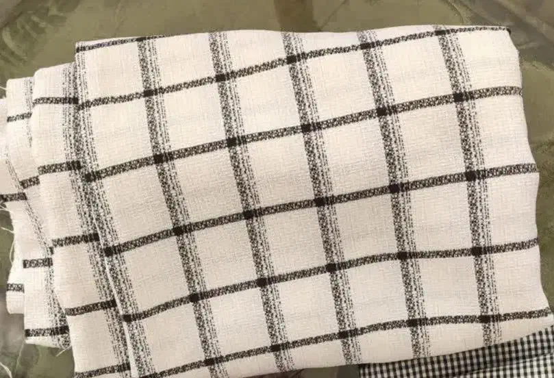 پارچه چارخونه شنل دومترونیم|لباس|ساری, |دیوار