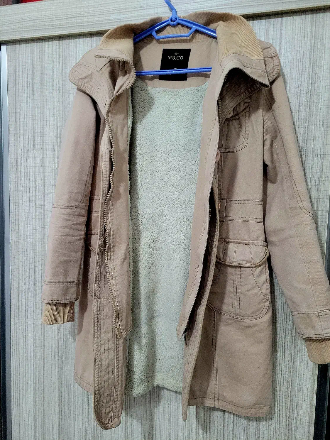 فروش کاپشن کتان ترک داخل پشمی|لباس|چالوس, |دیوار