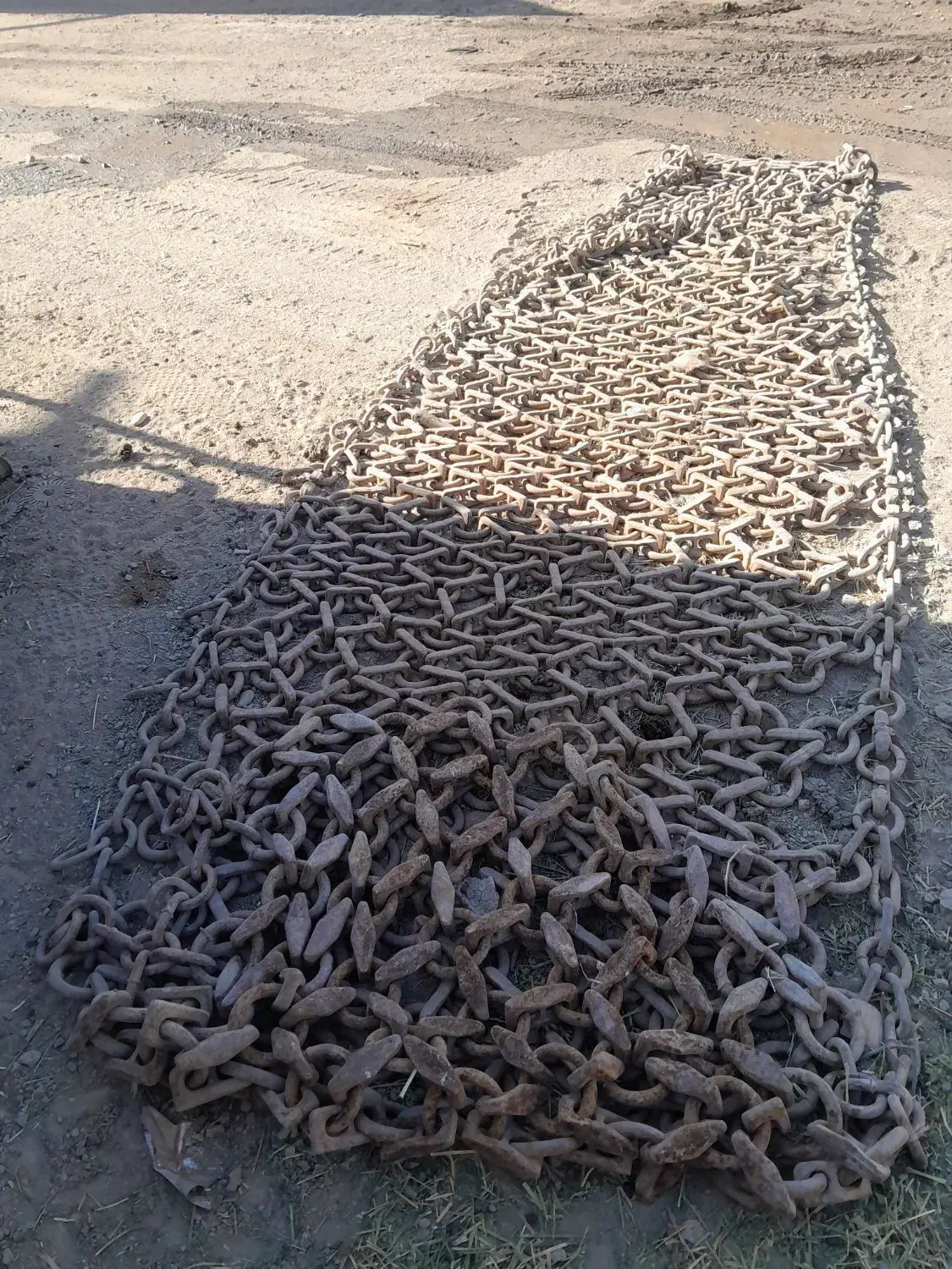 زنجیر محافظ چرخ لودر|قطعات یدکی و لوازم جانبی|مبارکه, |دیوار