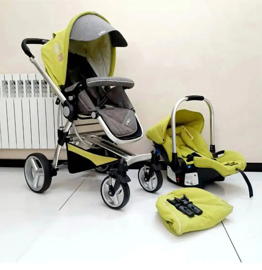 ست کالسکه کریر ساک کودک مارک ویکی|کالسکه و لوازم جانبی|لاهیجان, جمهوری|دیوار