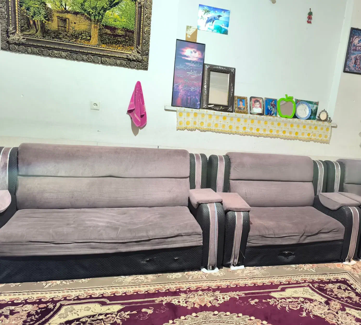 مبل هفت روزه راحتی|مبلمان خانگی و میز عسلی|مرودشت, ژیان|دیوار