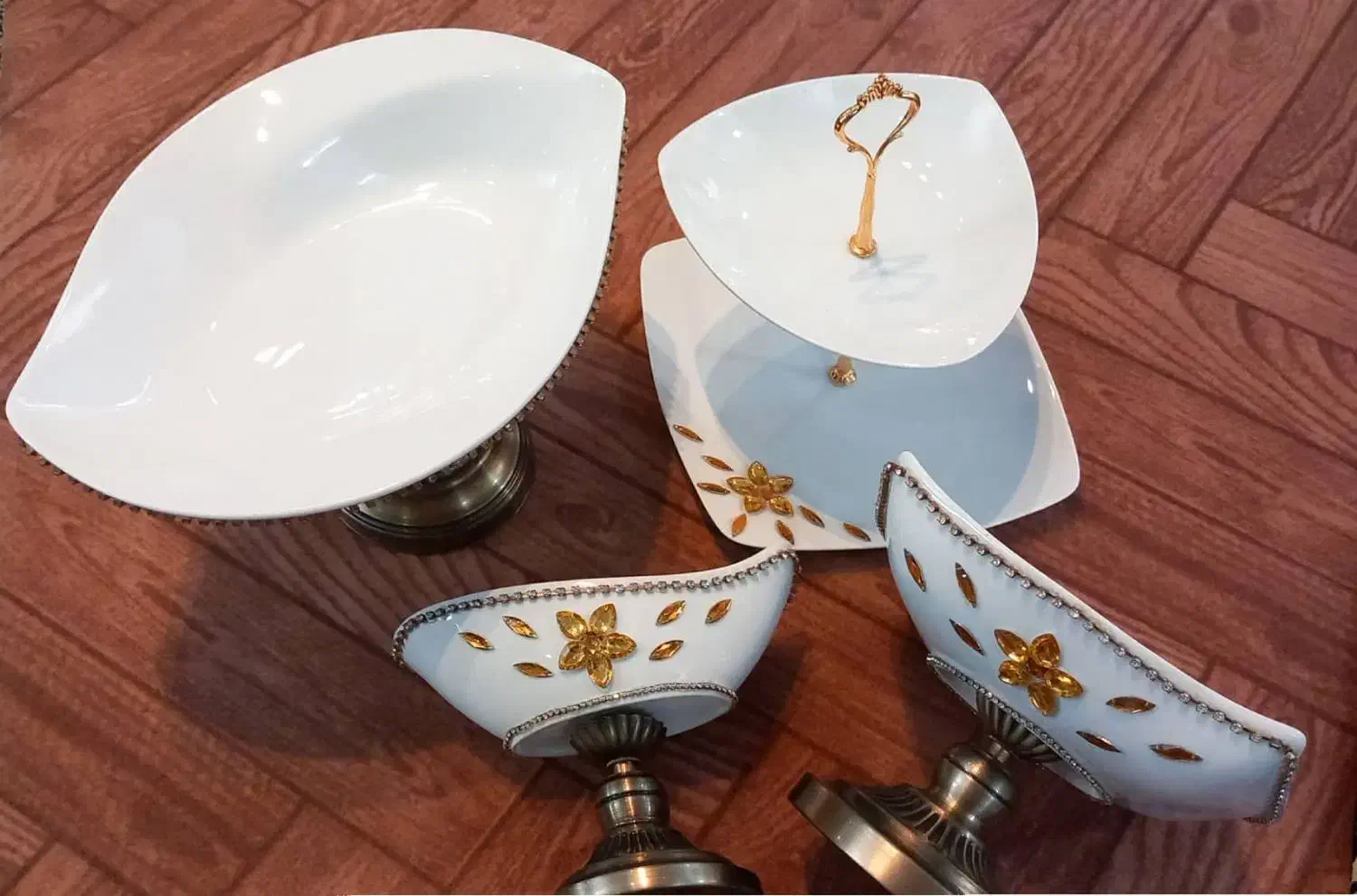 ست میوه خوری شرینی خوری آجیل خوری شکلات خوری|ظروف سرو و پذیرایی|گلستان (تهران), |دیوار