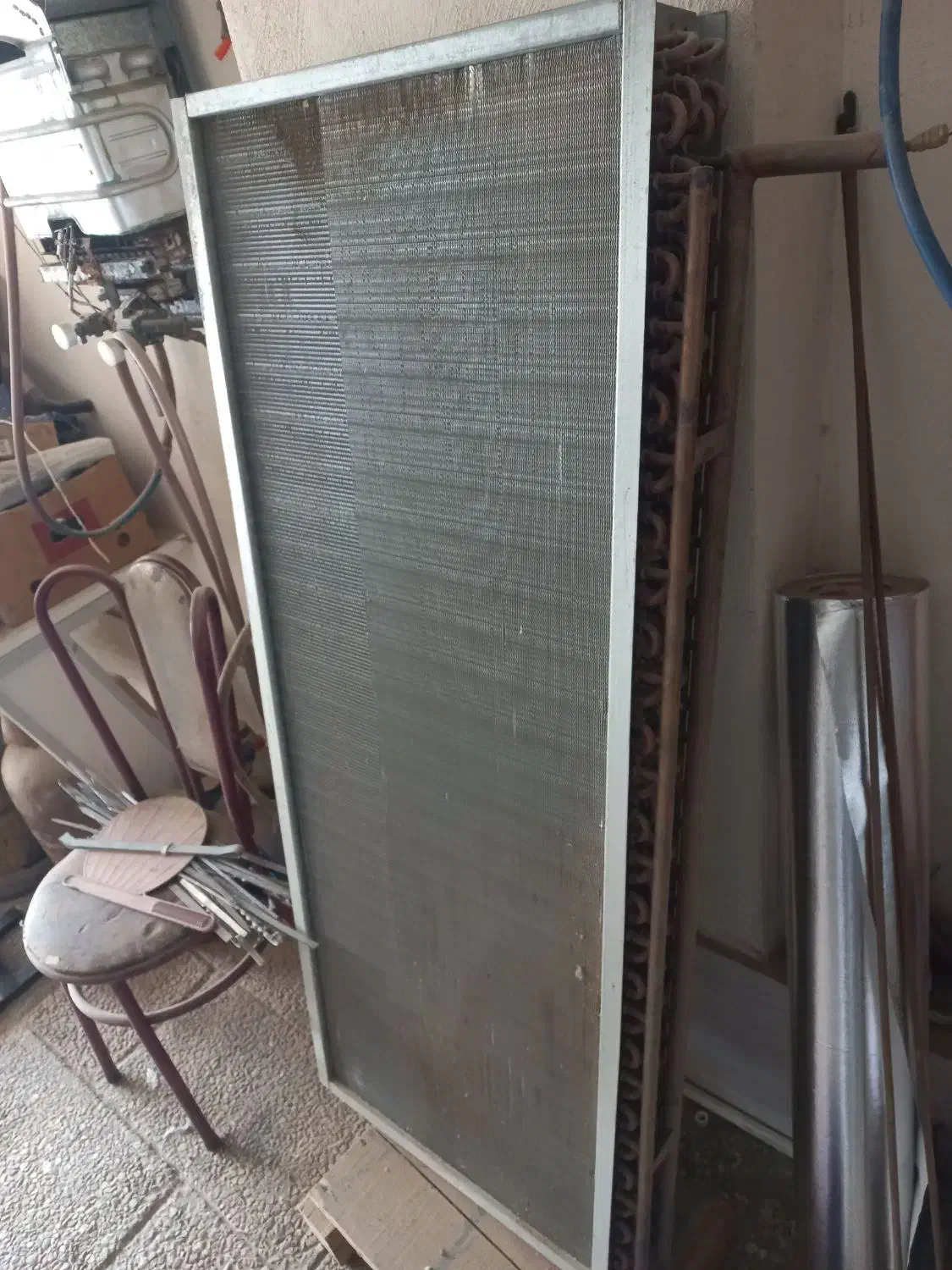 کندانسور نو و یک کلاف ۵۰ متری لوله مسی زیر قیمت|ماشینآلات صنعتی|پاکدشت, پارچین|دیوار