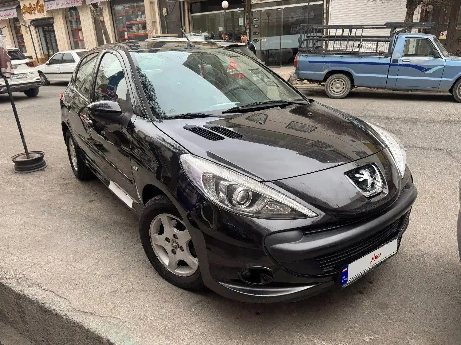 207 اتوماتیک مدل 97 بی رنگ|خودرو سواری و وانت|اسلام‌شهر, زرافشان|دیوار