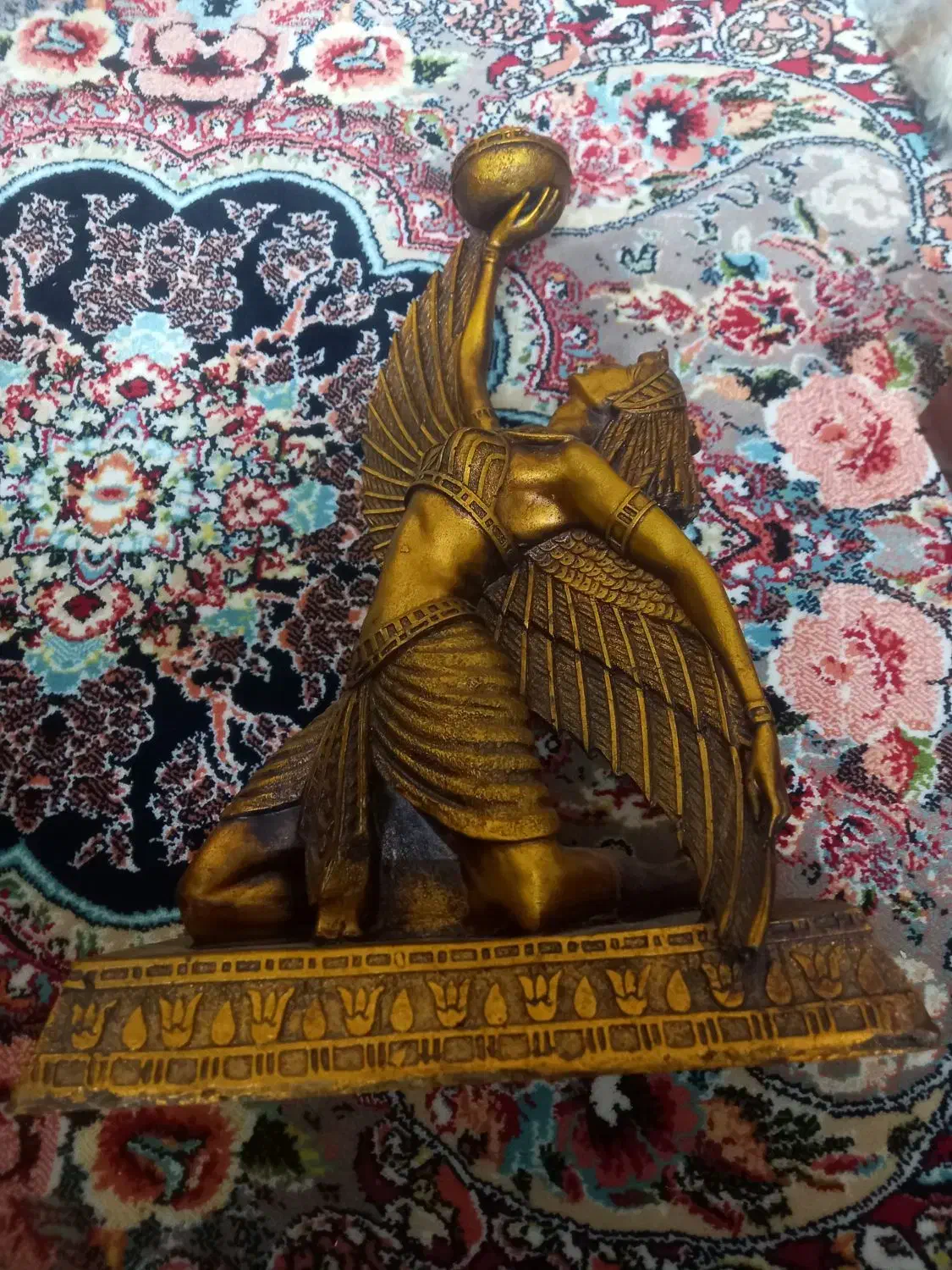 مجسمه جا شمعی دختر مصری|مجسمه، تندیس، ماکت|قم, پردیسان|دیوار