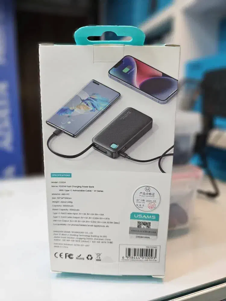 پاوربانک یوسمز 10 هزار میلی مناسب آیفون و اندروید|لوازم جانبی موبایل و تبلت|تهران, میدان ولیعصر|دیوار