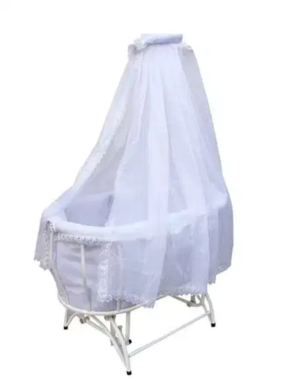 تخت گهواره بیضی جنس فلزی|اسباب و اثاث بچه|نهاوند, |دیوار