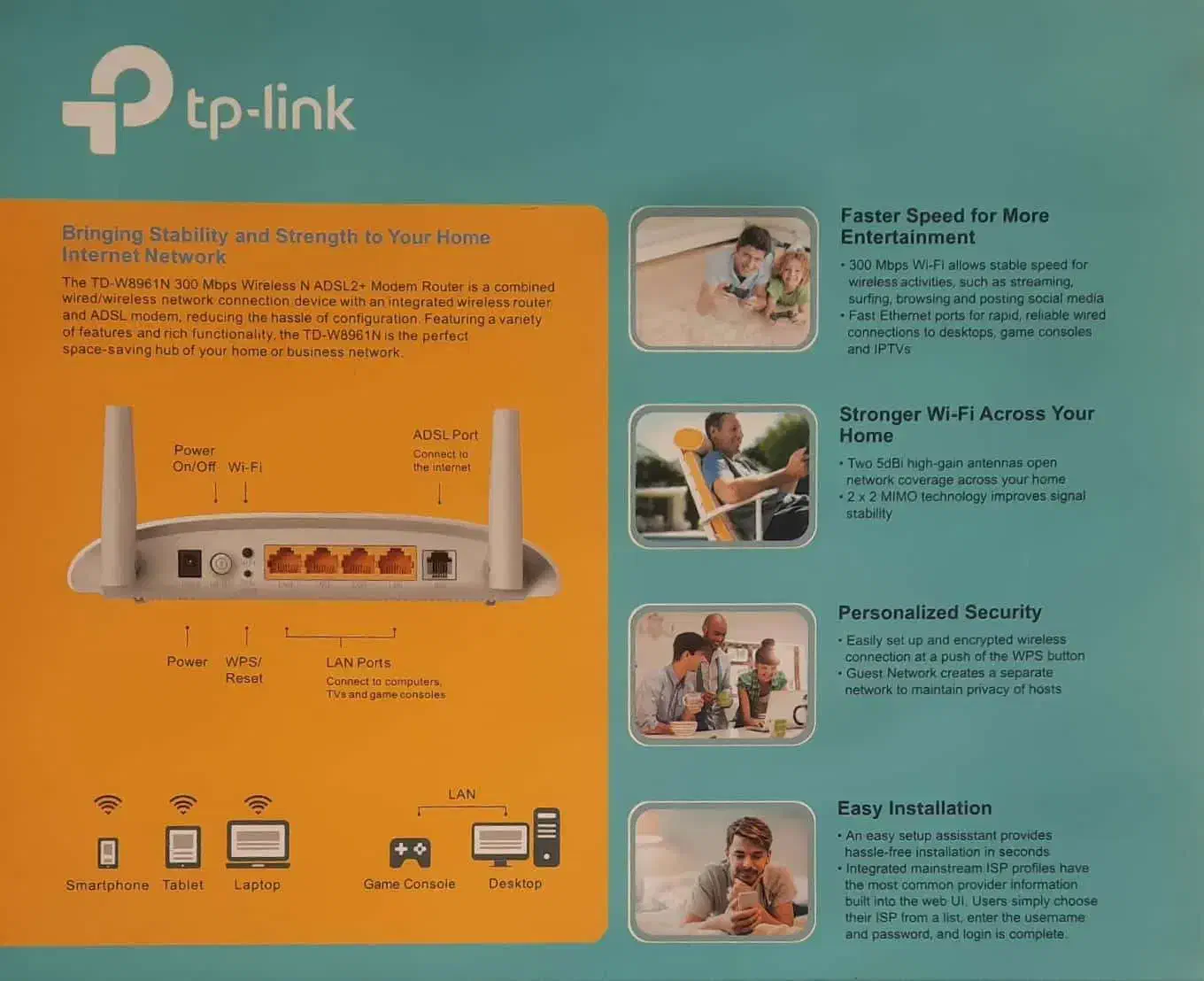 مودم tp-link مدلTD-W8961N|مودم و تجهیزات شبکه|تهران, چیتگر شمالی|دیوار
