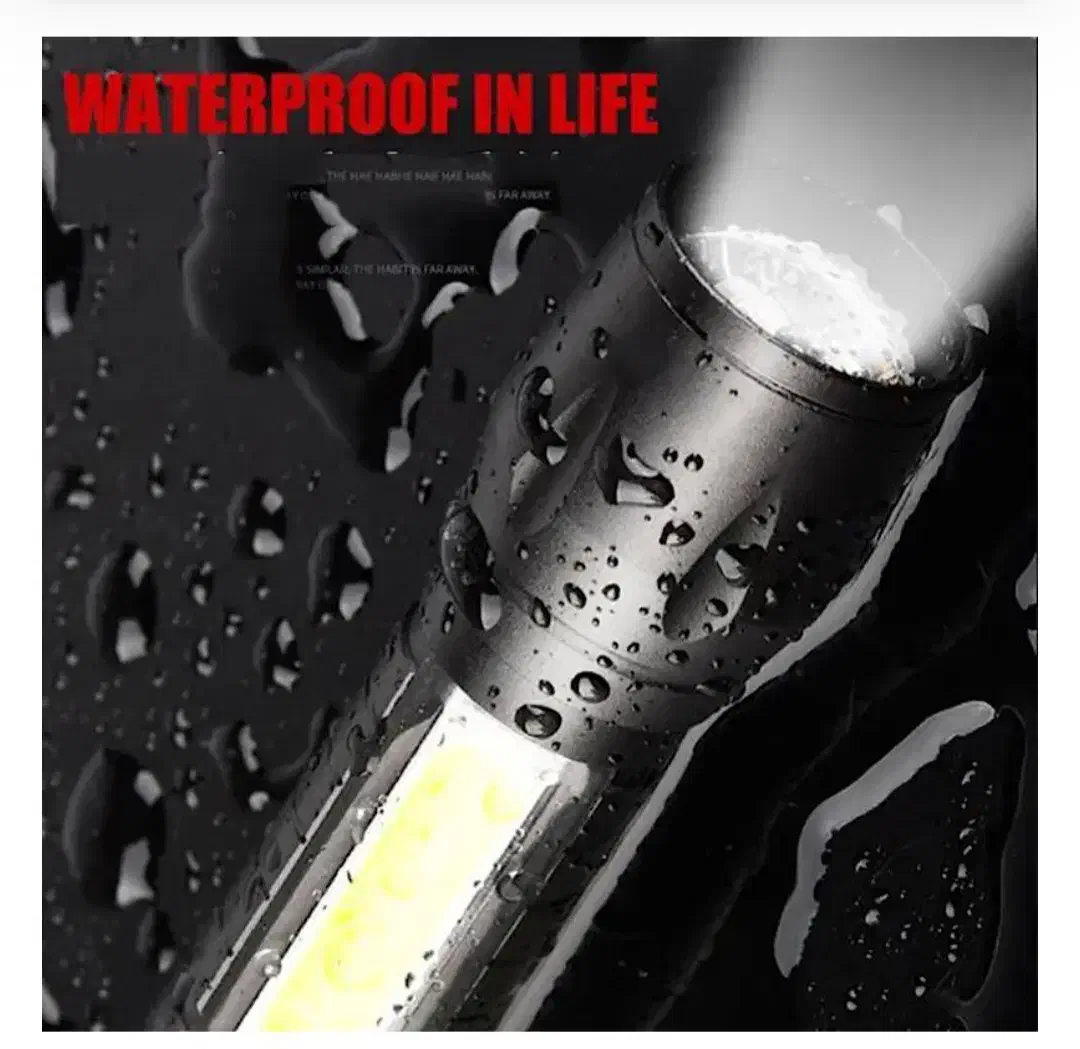 چراغ قوه زوم دار شارژی مدل فلزی به همراه کیف حمل|لامپ و چراغ|شیراز, بازار|دیوار