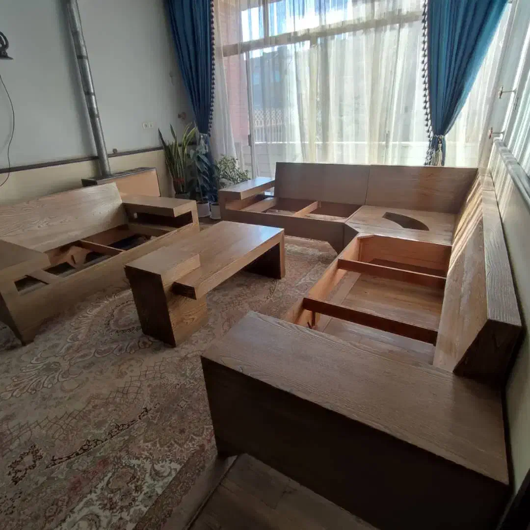 فروش مبلمان خام ۷ نفره تمام ام دی اف|مبلمان خانگی و میز عسلی|اصفهان, محله اسلامی|دیوار