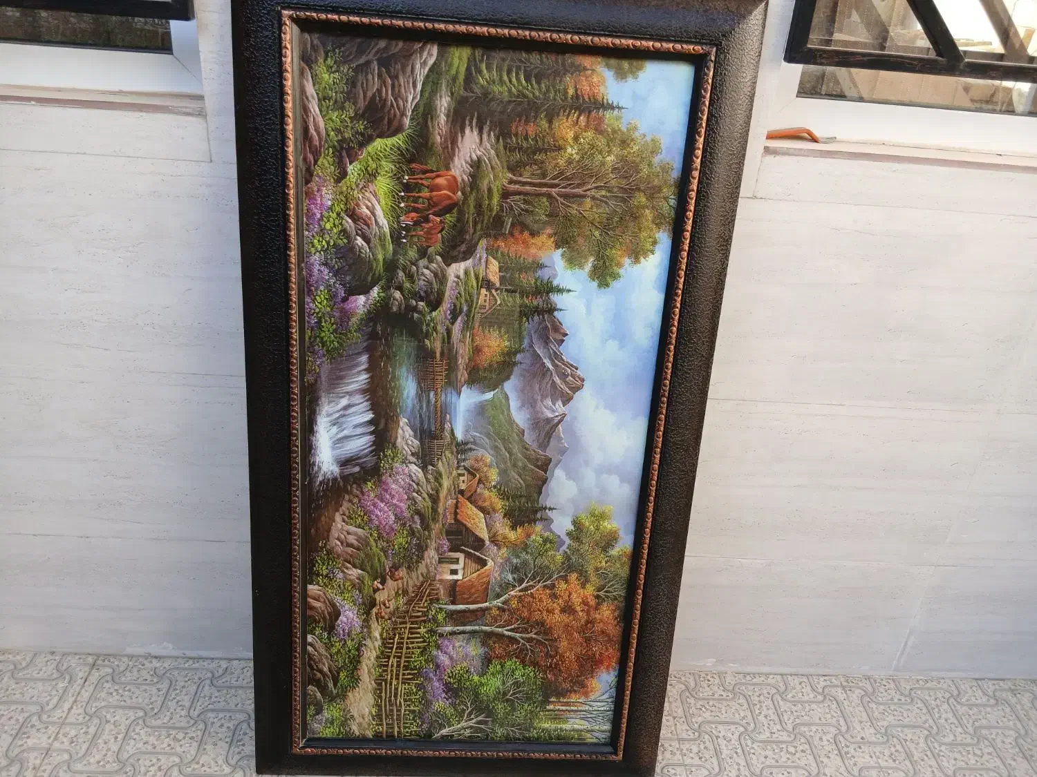 تابلو منظره|تابلو، نقاشی، عکس|یزد, |دیوار