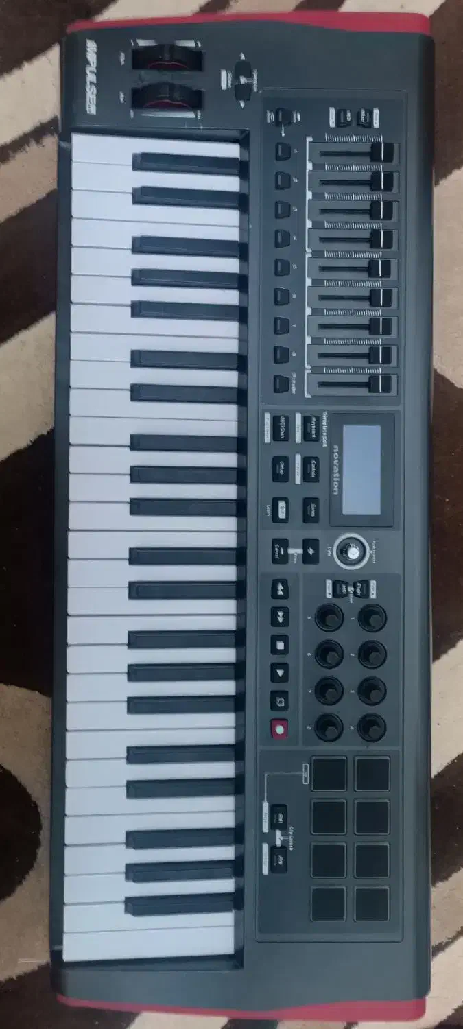midi controllers Impluse49novation|پیانو، کیبورد، آکاردئون|گنبد کاووس, |دیوار
