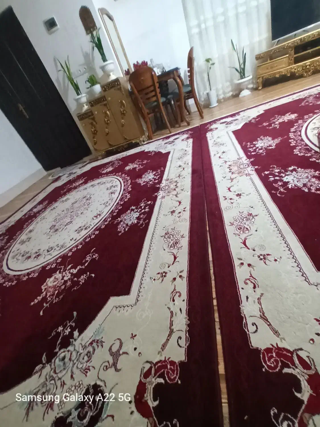 با سلام دو عدد فرش ۹متره در عد نو تمیر|فرش|گرگان, |دیوار