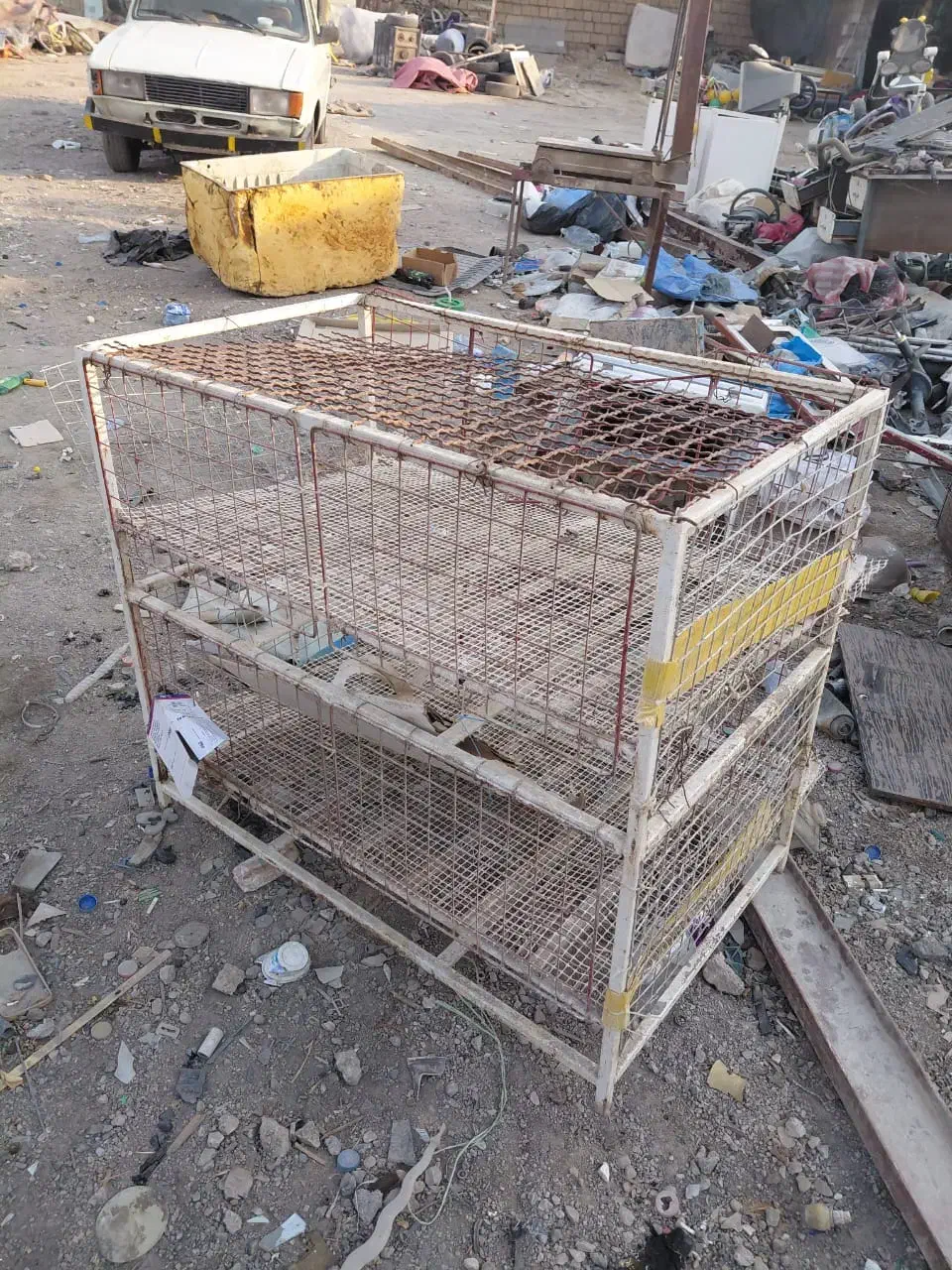 قفس خیلی مرغ بزرگ دو طبقه جنس خیلی محمکم|لوازم جانبی حیوانات|بهبهان, |دیوار