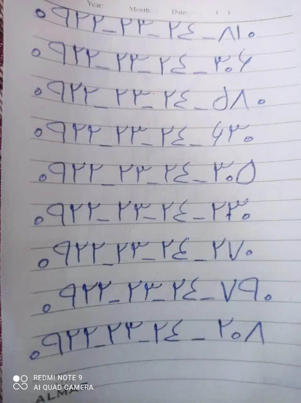 سیم کارت|سیم‌کارت|قم, سراجه|دیوار
