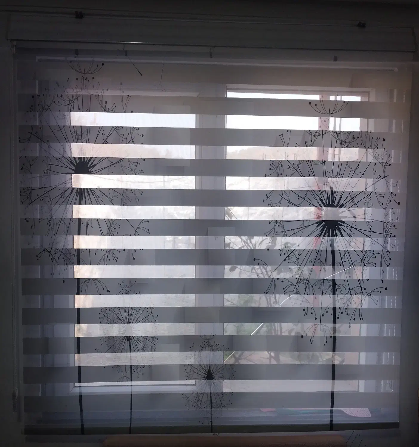 پرده زبرا دو لایه|پرده، رانر، رومیزی|رستمآباد, |دیوار