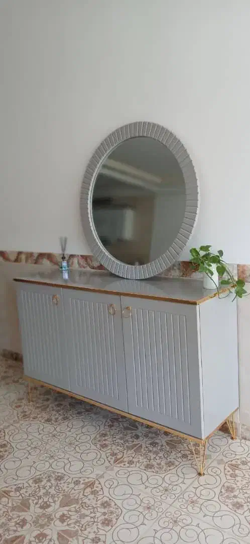 آینه و کنسول زیبا|بوفه، ویترین، کنسول|پاوه, |دیوار