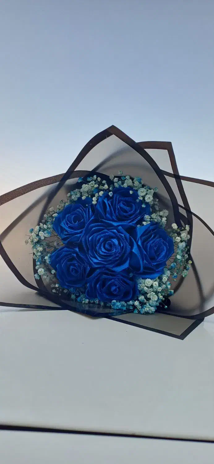 دسته گل روبانی|گل مصنوعی|شوط, |دیوار