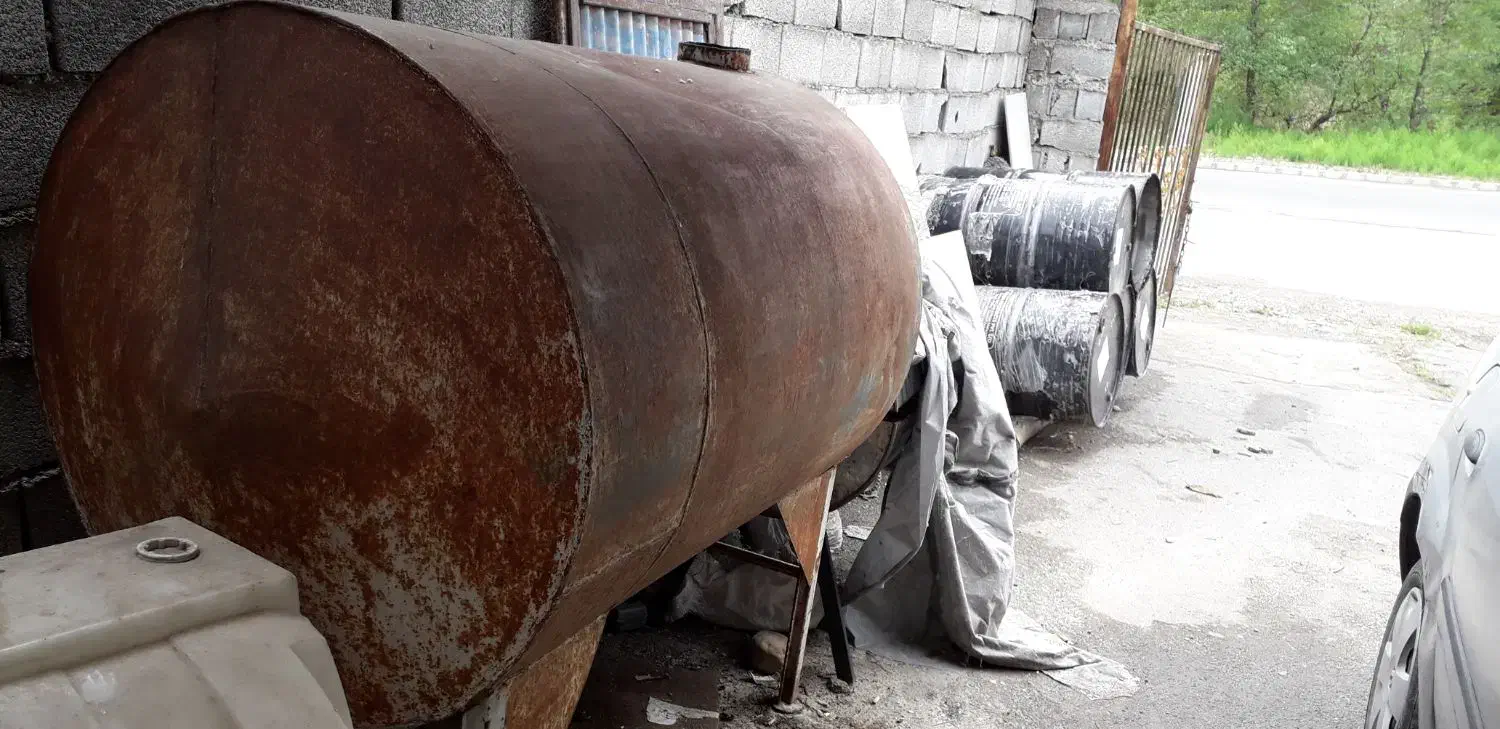 تانکرفلزی ۱۳۰۰ لیتری|مصالح و تجهیزات ساختمان|چمستان, |دیوار