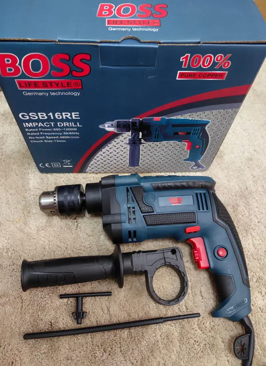 دریل چکشی برقی باس|ابزارآلات|بندرعباس, |دیوار