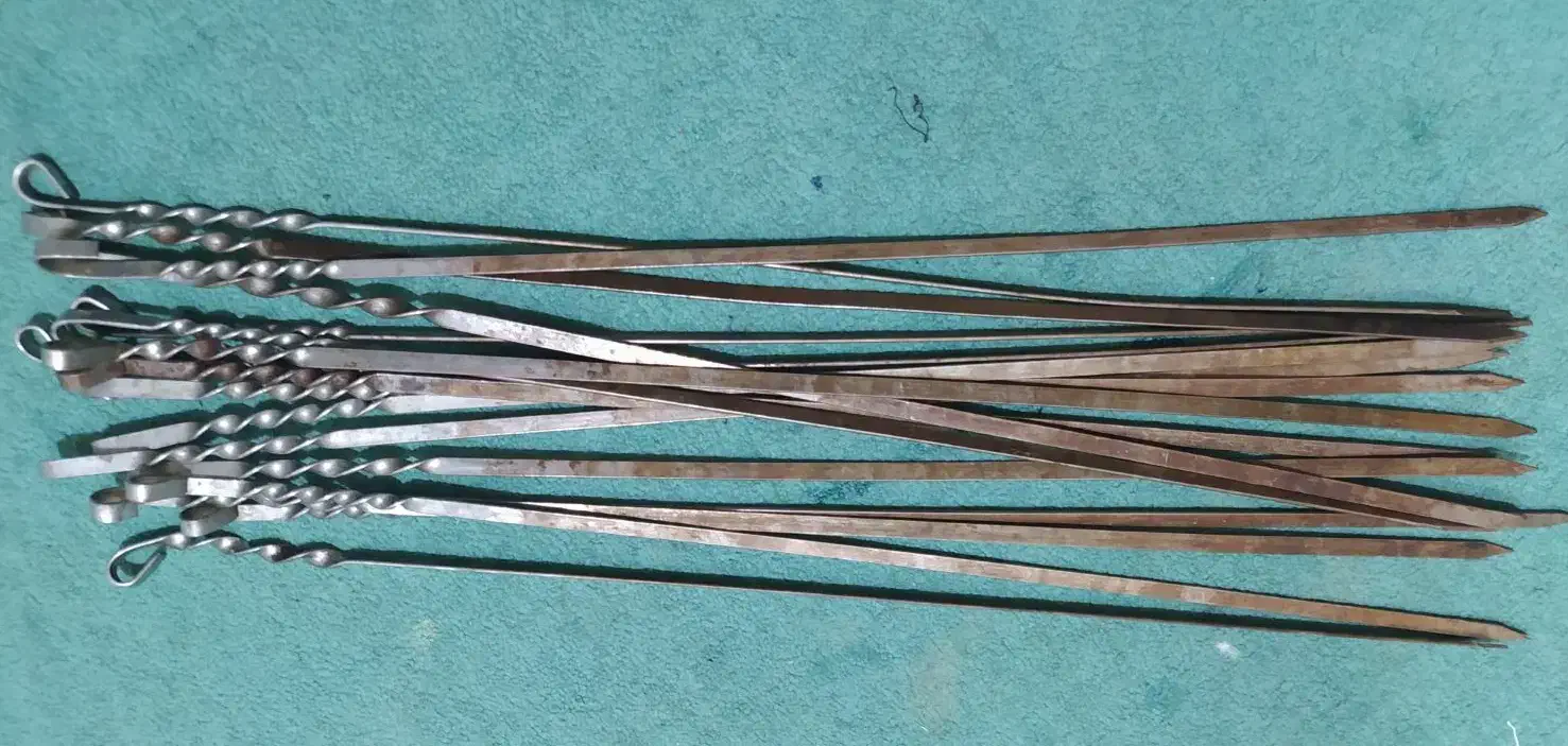 18 تا سیخ جوجه کباب سایزبزرگ درحدنو|ظروف پختوپز|امیدیه, |دیوار