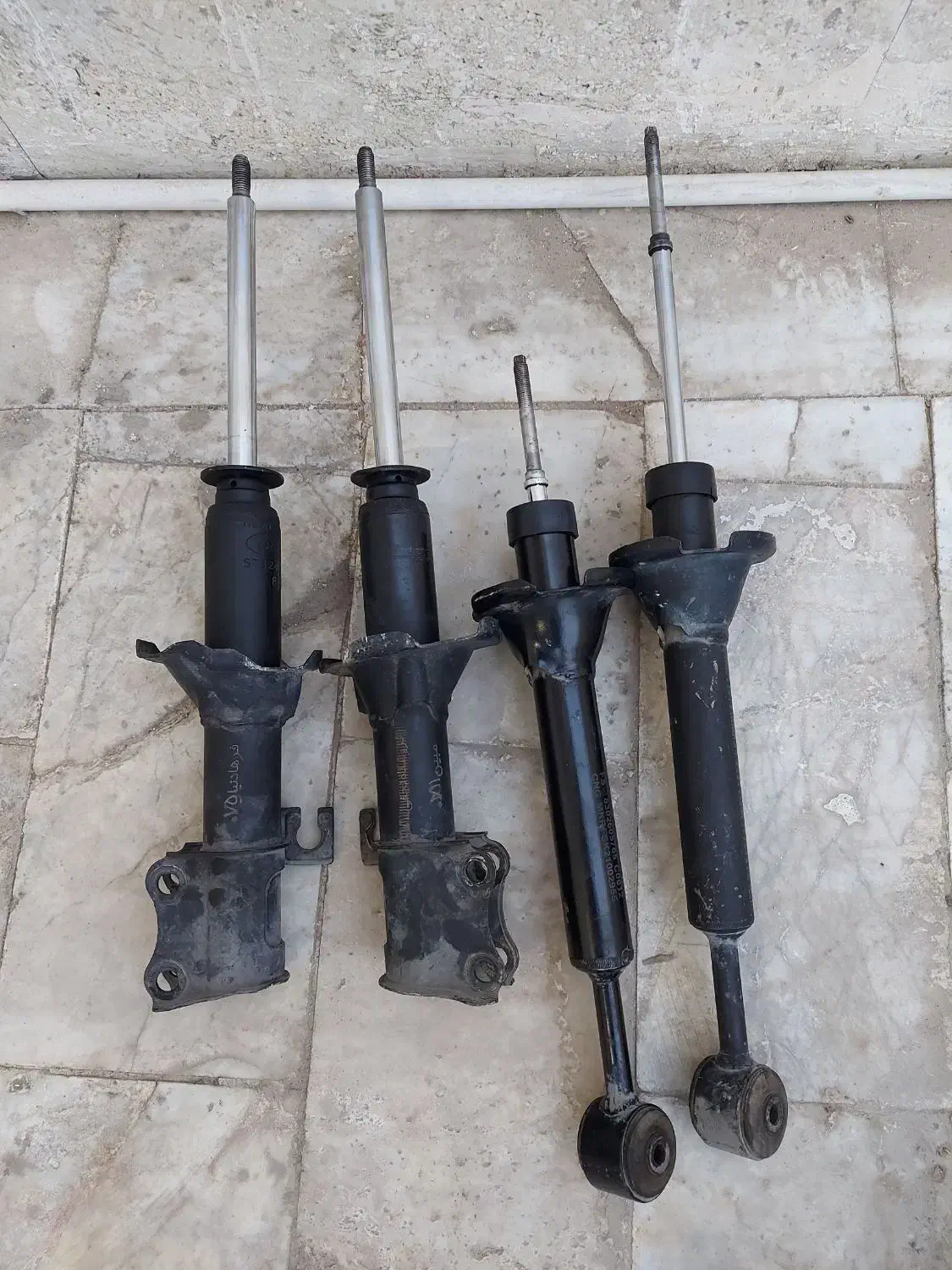 کمک پوسته کوتاه با فنر لول لنزو و کمک فابریک پراید|قطعات یدکی و لوازم جانبی|زاهدان, |دیوار